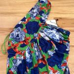 ZARA 🆕  Floral Asymmetrical One Shoulder  Bodysuit  -  NWT Photo 8