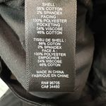 Rebecca Taylor Women Black Velvet High Rise Straight Leg Pants S Minimalist Chic Photo 7