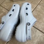 Crocs Classic Platform Clogs Women's Size 6 light blue Comfortable Slip On Shoes Photo 8