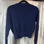 PINK - Victoria's Secret  Deep Blue Cable Knit Cardigan A0457 Photo 3