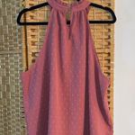 Emery Rose Relaxed Pink Halter Tank Top with Flowy Fit Size 2X Photo 2