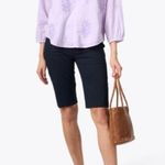 Roller Rabbit  Lilac Purple embroidered lightweight top Photo 9