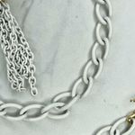 White Beehive Swirl Tassel Charm Chain Link Belt Extra Small/Small (XS/S) ✨ Photo 4