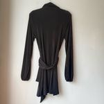 Princess Polly  Black Party Time Wrap Mini Dress 6 Photo 7