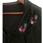 Vintage French Designer DIDIER PARAKIAN Embellished Cardigan Wool Silk Small S Black Photo 1