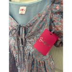 NWT BUDDYLOVE Spotted Cheetah Asher Mini Dress blue pink XS Photo 8