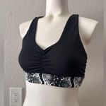 CXIX Creatures Rattlesnake Ruche Grippy Black Pole Top Sport Bra XS S Photo 2