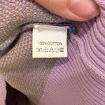 Ugly Moon Smiley Purple Sweater Vest Size 00 Photo 3