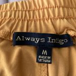 Always Indigo Boho Mustard Wide Leg Pull Photo 10