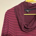 cupio  Maroon and Black Cowl Neck Sweater Photo 5