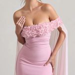 CLUB LONDON OFF THE SHOULDER DRESS Pink Size 8 Photo 2