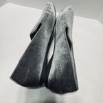 Birdies Flats Womens sz 6 The Starling Gray Velvet Comfort Shoes Loafers Photo 3