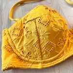 Kate Spade NWT Yellow Saffron Halter Bikini Top Size Small Photo 3