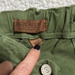 Judy Blue  women's size 1/25 garment dyed green elastic waist drawstring jb88532 Photo 8