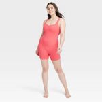 All In Motion  NWT ribbed shorts body suit scoop back, size XL 18” p2p Photo 2