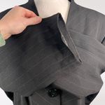 Tahari Arthur S. Levine Pinstripe Blazer Jacket Black Size 18 Photo 6