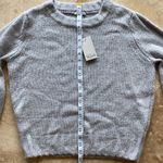 Rails  Sybil Puff Sleeve Wool Cashmere Alpaca Blend Grey Sweater SIZE: L Photo 8