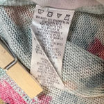 Almost Famous  Floral Knit Back Tie Split Back Top w/ Lace Detail Size M Photo 7