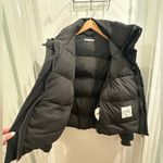 ZARA  Black Puffer Coat EUC Medium Photo 6