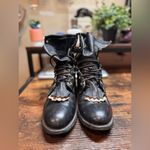 Laredo Vintage  Black Kiltie Roper Boots size 8 Photo 8