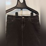 White House | Black Market Denim Skirt, Black&White Stitching, Great Condition Photo 4