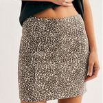 Free People Leopard Mini Skirt Photo 0