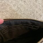 Coach  Brown Monogramed Zippered Wristlet Photo 4