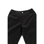 Vintage Adriana Bermani Sport Black Velour Pants Sz 14 Vintage Y2K Goth Photo 5