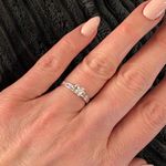 None NEW 925 Sterling Silver CZ Princess Solitaire Ring Engagement Wedding Valentine Photo 4