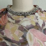 NWOT zimmermann linen silk dress crystal embellished Pink Size 6 Photo 9