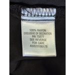 Candie's  Black/Red Floral Embroidered 3/4 Sleeve Boat Elastic Hem Blouse Size M‎ Photo 6