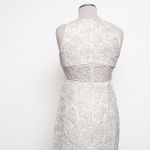 Adrianna Papell - Gold-Edged Lace Mermaid Gown Photo 11