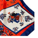 VINTAGE Silk Spiritual Gospel Song Scarf Red Photo 4