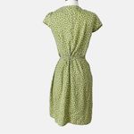 Reformation Zena Printed Side Tie Dress in Jessie Floral Green and White Photo 6