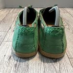 UGG  Chivon Slip On Comfort Flat Moccasin Mint Green Women's Size 9 Canvas Photo 4