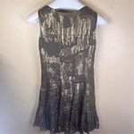 Anna Sui Klimt Print Metallic Burnout Velvet Metallic Clip Jacquard Dress Size 4 Photo 6
