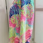 Lilly Pulitzer 100% Silk Tunic Top. Amelia Island Roar of the Seas. Size Medium Photo 4