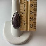 Sterling Silver Charoite Genuine Stone 925  Ring Photo 5