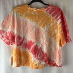 SO  Tye Dye cropped boxy tee size large Photo 5