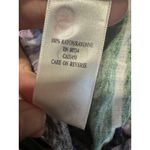 BCBGMAXAZRIA  Striped Tank Dress Purple Green Brown White Ruched Hem Size S Photo 6