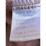 GUC IJOAH Dusty Pink Zip Up Jacket Crisscross Lacing Large Photo 6