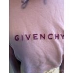 Givenchy ‎ LOGO Cropped Fleece Hoodie TUFTED COTTON Purple Photo 4
