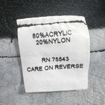 RADZOLI Tribal Print Patchwork Style Poncho Black Size L Photo 7