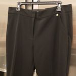 Trina Turk 💕💕 Moss Pant ~ Luxe Drape Cropped Black 12 NWT Photo 5