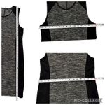 Eileen Fisher  Black Grey Tweed Dress Blazer Jacket Set Colorblock Medium Petite Photo 12