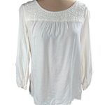 Gap Factory Popover Top Tunic Cream Long Sleeve Size XS Extra Small Photo 0