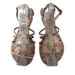 Sundance Catalog NWTS Brown Leather Fisherman Strappy Flat Sandals size 40 10 Photo 1