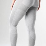 Gymshark Flex Light Gray And Blue Leggings Photo 0