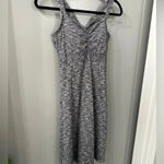 prAna  Cali Razorback Tank Dress Gray Print Space Dye Women's Size Small Photo 3