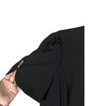 DKNY  Button Sleeve Fit and Flare Black Dress Size 12 NEW with Tags Photo 6